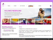 Tablet Screenshot of holomed.nl